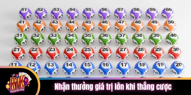 Người chơi nhận thưởng giá trị lớn khi thắng cược lô đề