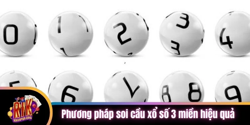 Phương pháp soi cầu xổ số 3 miền hiệu quả cho người mới