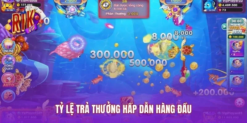 Tỷ lệ trả thưởng hấp dẫn hàng đầu